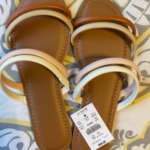 J CREW sandals. NWT. Size 8